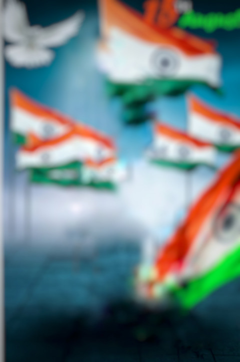15 August Editing Background HD Flag Independence Day