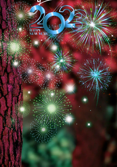 2023 Happy New Year CB Hd Backgrounds For Editing