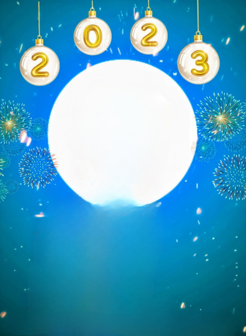 2023 Happy New Year HD For CB Editing Background