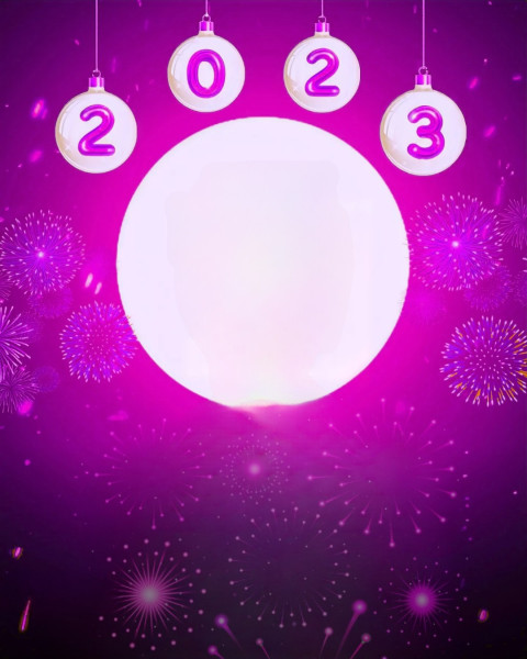 2023 New Year HD Editing Background Free Download