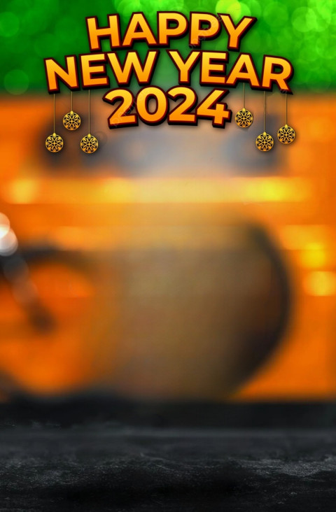 2024 Happy New Year Background HD For Editing Wallpapers Img