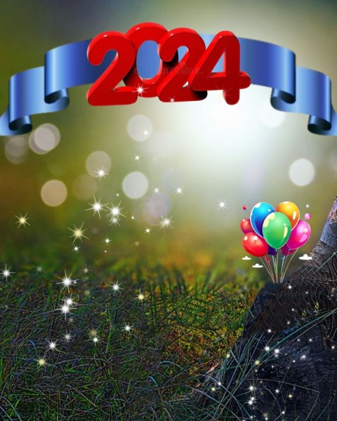 2024 Happy New Year CB Photo Editing Background Download