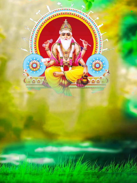 Baba Vishwakarma Puja CB Picsart Background New