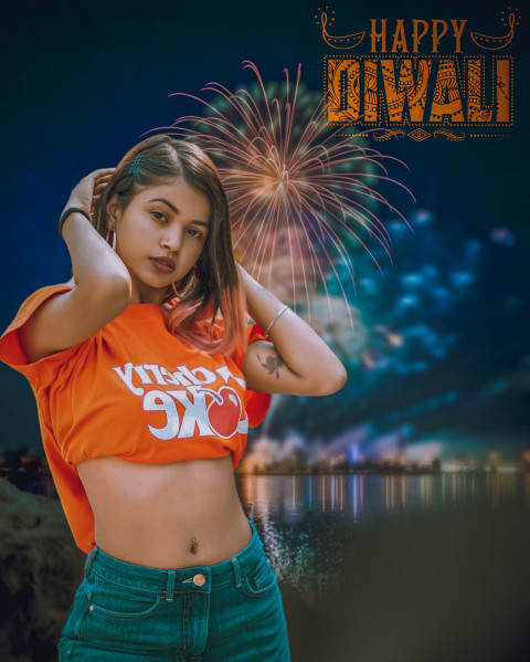 Best Girl Diwali Editing Background HD Download Free
