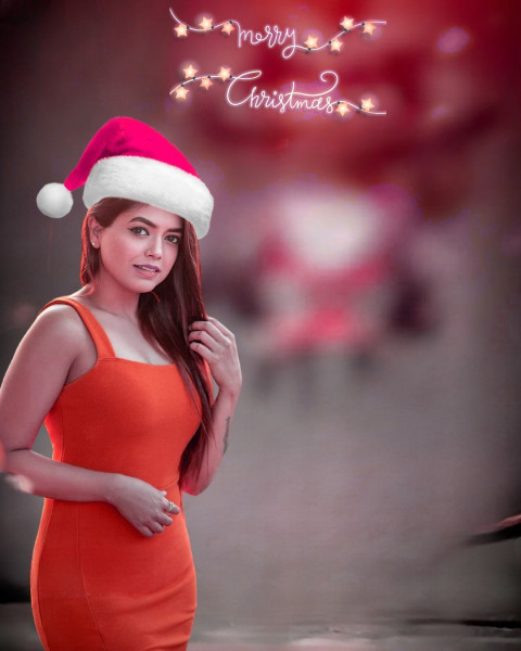 CB Photo Editing Christmas Background With Girls HD
