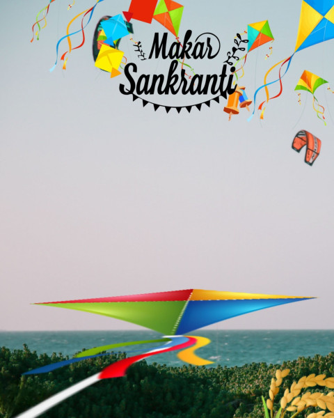 CB Photo Editing For Makar Sankranti Background