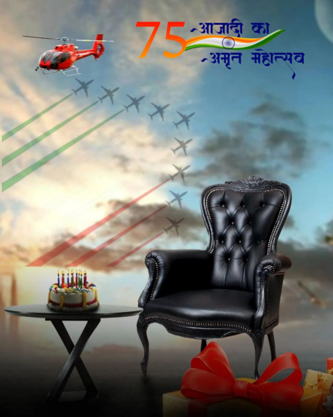 Chair 15 August Photoshop Background For Independence Day Flag