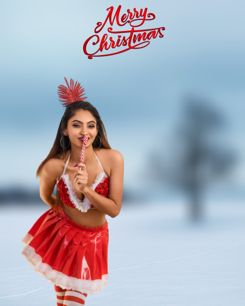 Christmas CB Photo Editing New Background With Girl