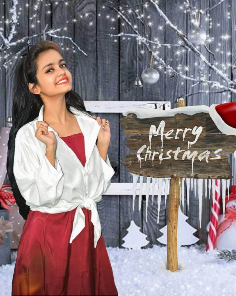 Christmas Editing Background For CB Photoshop With Girl