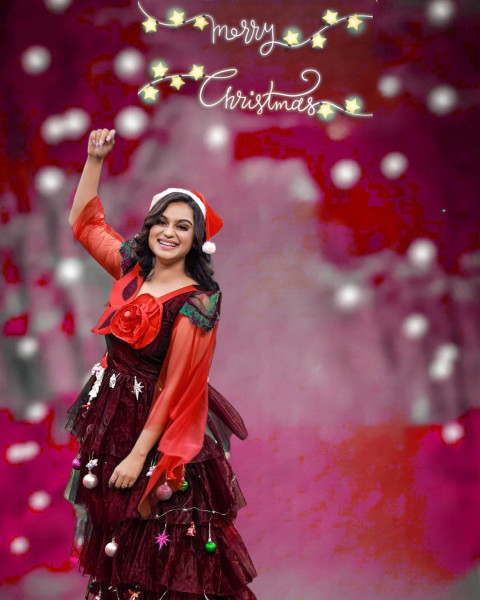 Christmas Special Editing Hd Backgrounds With Girl
