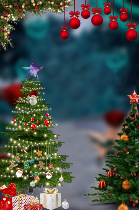 Christmas Tree Editing CB Backgrounds Full HD