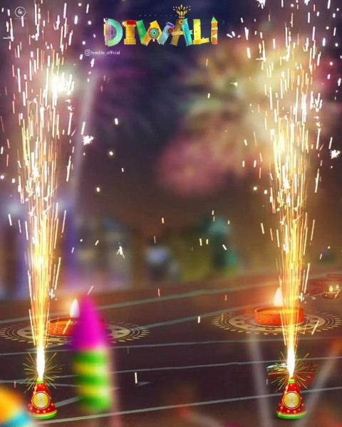 Creative DIwali Photo Editing HD Background Download