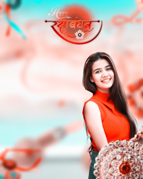 Cute Sister Raksha Bandhan Editing Hd Pics Background