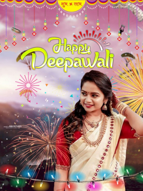 Deepawali Special CB Editing Background with Girls