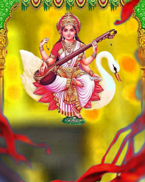 Download Basant Panchami CB Background Full HD Free