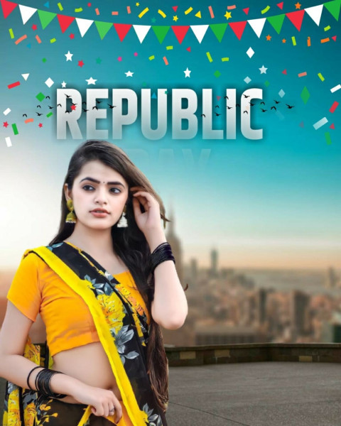 Download Happy Republic Day 26 January Girls CB Background