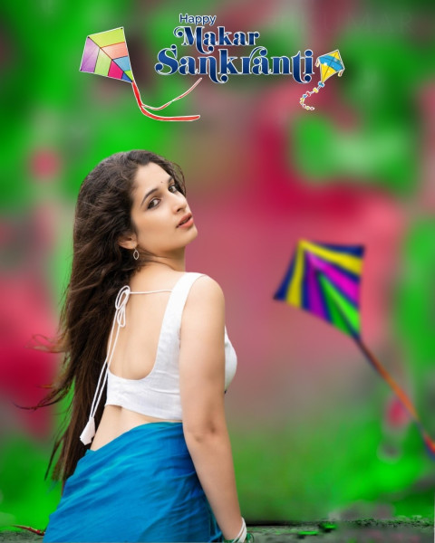 Full HD Sankranti Girl CB Editing Background
