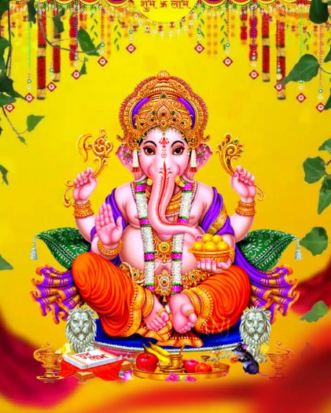 Ganesh Chaturthi Baby CB PicsArt Photo Editing Background