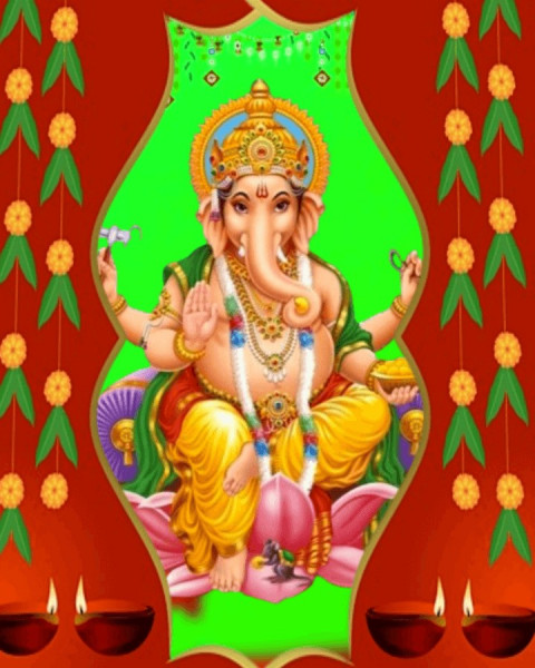 Ganesh Chaturthi CB Background Full HD Download