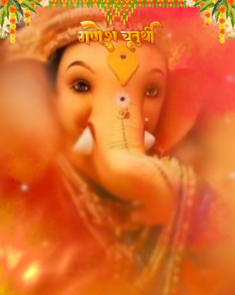 Ganesh Chaturthi Free Editing Background HD For Ganpati Bappa Pics
