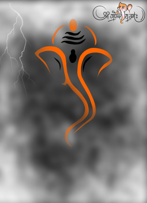 Ganesh Chaturthi Night Blur CB Background Full HD Download