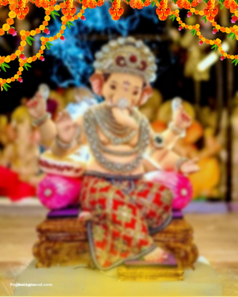 Ganesha Chaturthi CB PicsArt Editing Background