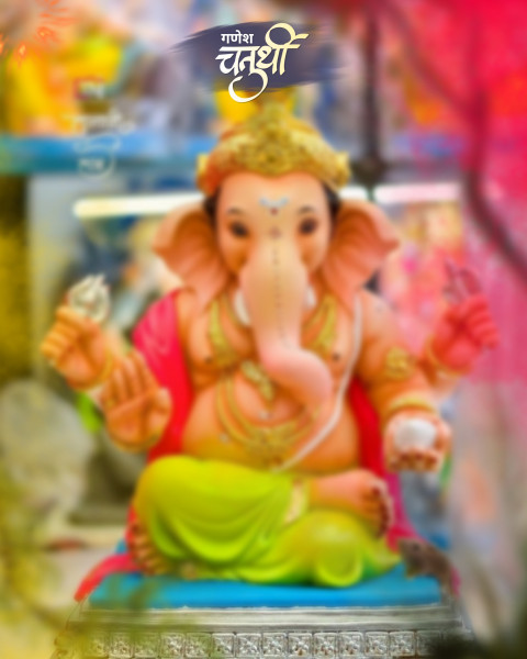 Ganpati Bappa Chaturthi CB PicsArt Editing Background