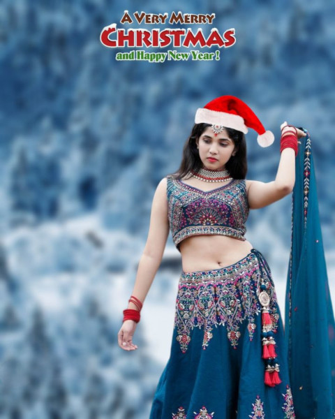 Girl Christmas HD Backgrounds Images For CB Editing