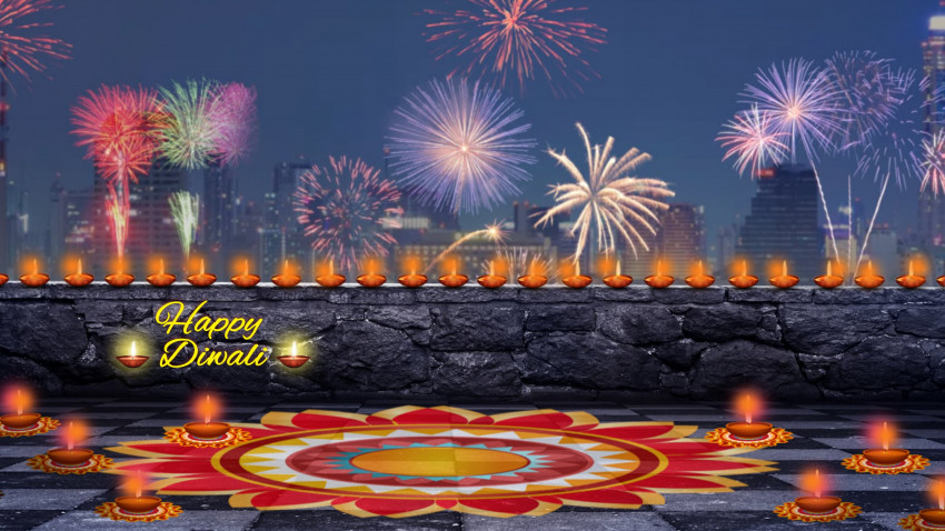 Happy Diwali Fireworks CB Editing Background For Picsart Pic