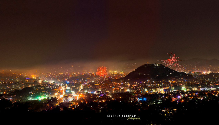 Happy Diwali Fireworks CB PicsArt Editing HD Background Image