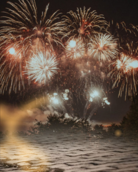 Happy Diwali Fireworks Sky PicsArt Editing Background Pic