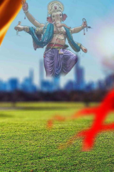 Happy Ganesh Chaturthi CB Editing Background For Picsart Photo