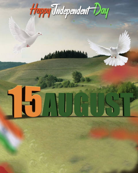 Happy Independence Day HD Background For 15 August Photo Editing Dp