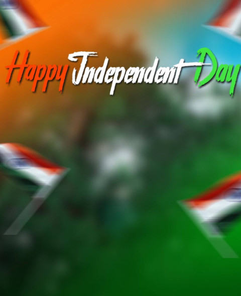 Happy Independence Editing Snapseed Blur Background
