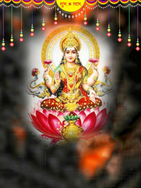 Happy Lakshmi Puja Diwali CB Background for PicsArt Editing