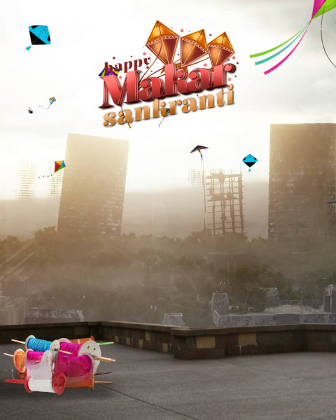 Happy Makar Sankranti Cb Photo Editing Background HD