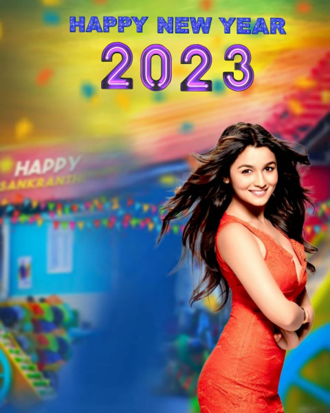 Happy New Year 2023 Background For Editing Images