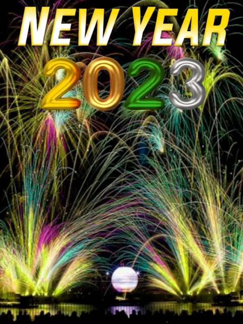 Happy New Year 2023 Background For HD Photo Editing