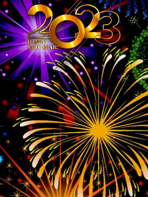 Happy New Year 2023 CB Background HD Editing