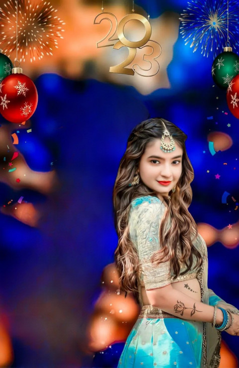 Happy New Year 2023 CB Editing Background