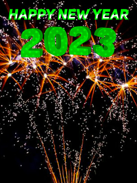 Happy New Year 2023 Fireworks Background For CB Editing Pics