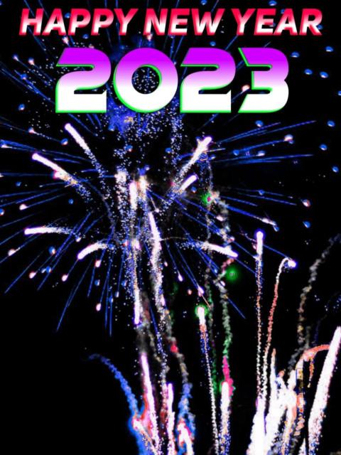 Happy New Year 2023 photo Editing Background