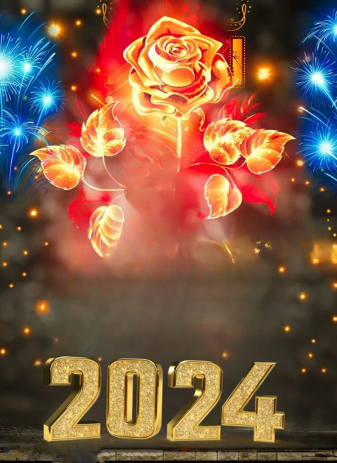 Happy New Year Background 2024 Hd For Editing Photo Wallpapers