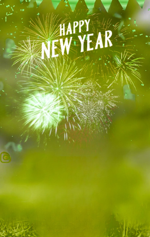 Happy New Year CB Photo Editing Background