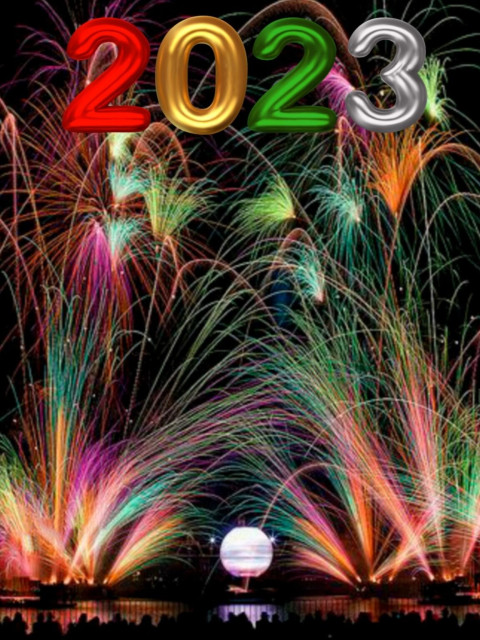 Happy New Year Editing Background 2023 HD