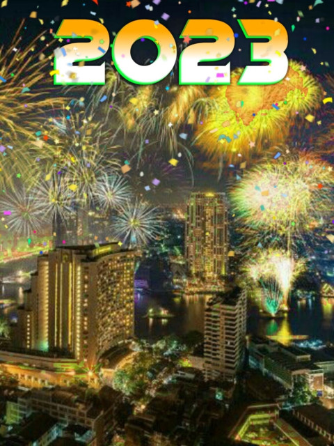 Happy New Year Editing Background Full Stock Download 2023