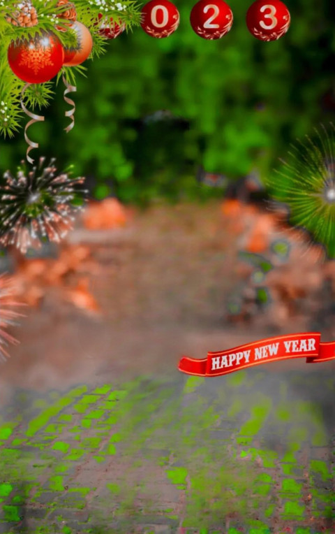 Happy New Year HD Background 2023 For Editing