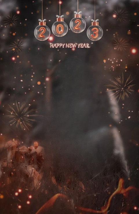 Happy New Year Photoshop Editing Background