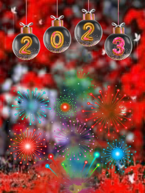 Happy New Year Special Photo CB Full HD Background 2023