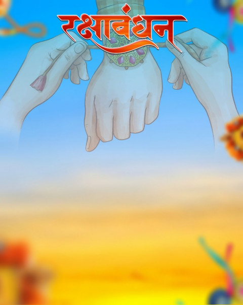Happy Raksha Bandhan Background HD For Rakhi Picsart Photo Editing